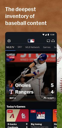 MLB screenshot